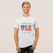 AMERICA250 1776-2026 Tshirt トライブレンドＴシャツ (正面全面)