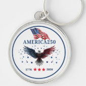 AMERICA250 Independence Day 1776 - 2026  キーホルダー (正面)