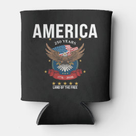 America | アメリカ生誕250周年記念 アメリカンイーグル 1776 2026 缶クーラー