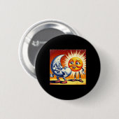 America 太陽の Eclipse 2024 4.08.24日得モー 缶バッジ (正面&裏面)