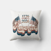 America 1776–2026, Patriotic, USA 250 Years クッション (裏面)