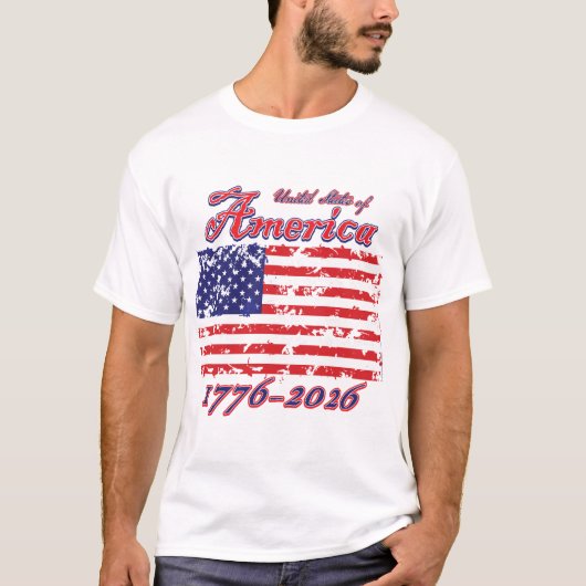 America 1776 / 2026 tシャツ (正面)