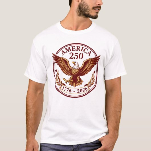 america 250周年 01776-2026 tシャツ (正面)