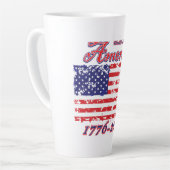 America 250 カフェラテマグ (左アングル)