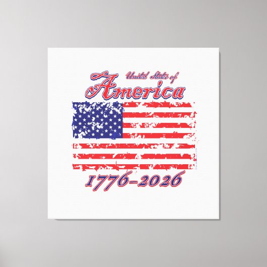America 250 キャンバスプリント (正面)