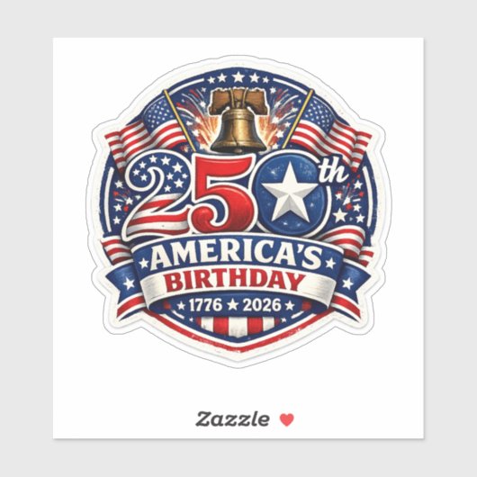 America 250 シール (シート)