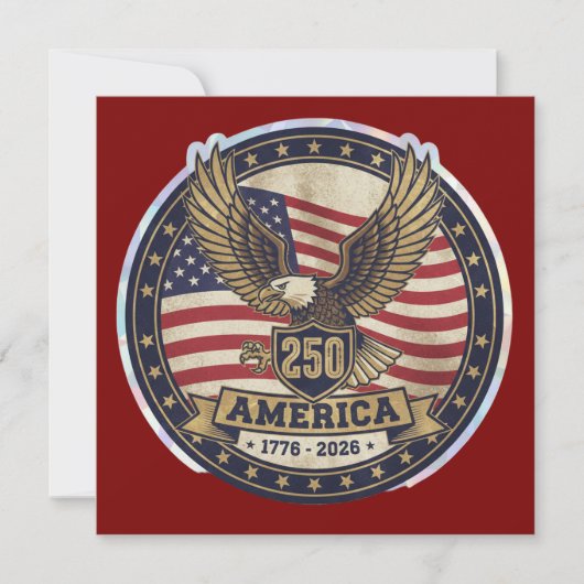 America 250 セーブザデート (正面)