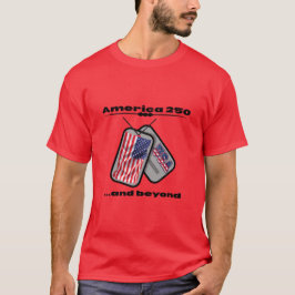 America 250 | ドッグタグ | USA フラッグ | SKG Tシャツ