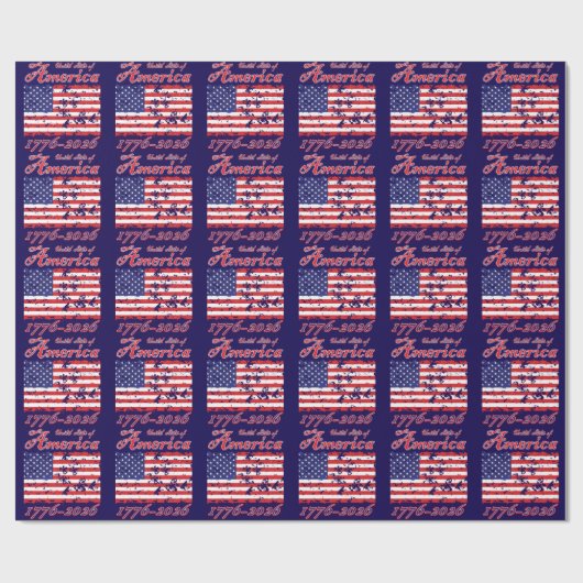 America 250 ラッピングペーパー (フラット)