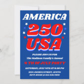 America 250 | 愛国パーティー招待状 招待状 (正面)