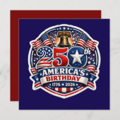 America 250 招待状 (正面/裏面)