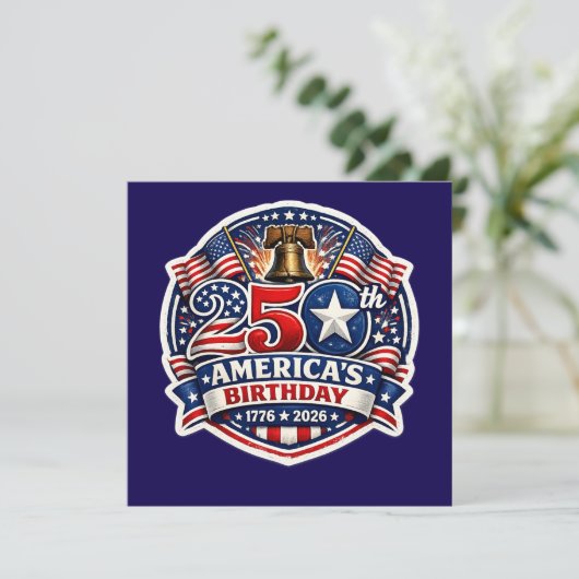 America 250 招待状 (スタンド正面)