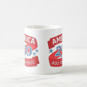 America 250 Add State Independence Anniversary コーヒーマグカップ (中央)