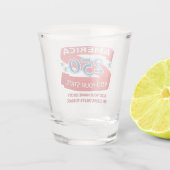 America 250 Add State Independence Day Keepsake ショットグラス (裏面)