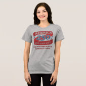 America 250 Add State Patriotic Apparel For Light トライブレンドTシャツ (正面全面)