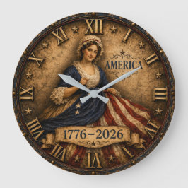 America 250 Anniversary  ラージ壁時計