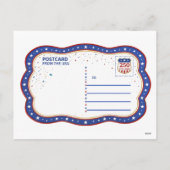 America 250 Anniversary Commemorative Personalised シーズンポストカード (裏面)