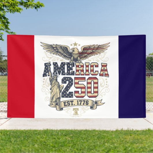 America 250 Anniversary Design 横断幕 (外側)