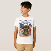 America 250 Anniversary Liberty Bell Kids Tシャツ (正面フル)