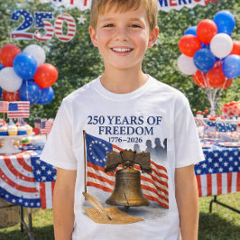 America 250 Anniversary Liberty Bell Kids  Tシャツ