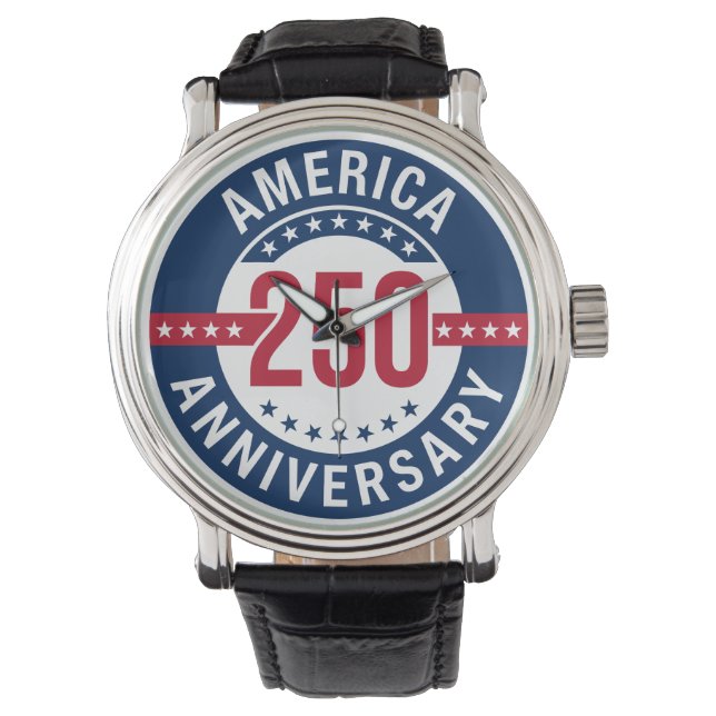 America 250 Anniversary Red, White & Blue  腕時計 (正面)