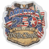 America 250 Birthday  シール (正面)
