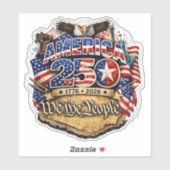 America 250 Birthday  シール (シート)