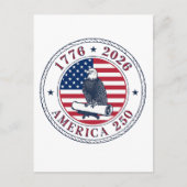 America 250 Commemorative Eagle Seal – 1776-2026  ポストカード (正面)
