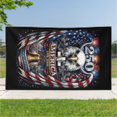 America 250 Eagle, Fireworks, and Freedom  横断幕 (外側)