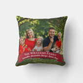 America 250 Patriotic family Photo Keepsake Gift  クッション (裏面)