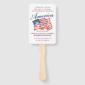 America 250 Patriotic Semiquincentennial Keepsake ハンドファン (正面)