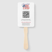 America 250 Patriotic Semiquincentennial Keepsake ハンドファン (裏面)