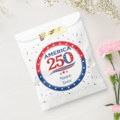 America 250  Personalized Patriotic フェイバーバッグ (封をした状態)