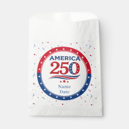 America 250  Personalized Patriotic フェイバーバッグ