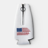 AMERICA 250 Personalized U.S.A. with Eagle ボトルクーラー (裏面)
