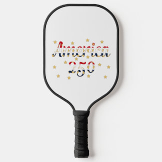 America 250 red white blue gold Pickleball Paddle ピックルボールラケット