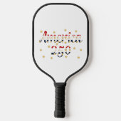 America 250 red white blue gold Pickleball Paddle ピックルボールラケット (裏面)