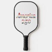 America 250 red white blue gold Pickleball Paddle ピックルボールラケット (裏面)