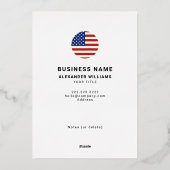 America 250 Semiquincentennial 2026 4th of July 箔シーズンカード (裏面)