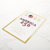 America 250 Semiquincentennial 2026 July 4th 箔シーズンカード (回転した状態)