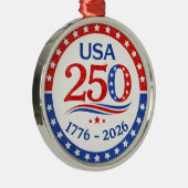 America 250 Semiquincentennial  Keepsake メタルオーナメント (右)