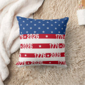America 250 Stars & Stripes 1776 2026 Numbers クッション (ブランケット)