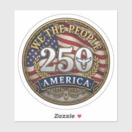 America 250 We The People  シール