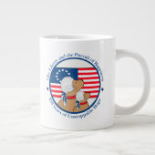 America 250 Year Anniversary Founding Fathers ジャンボコーヒーマグカップ (右)
