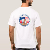 America 250 Year Founding Fathers Short Sleeve Men Tシャツ (裏面)