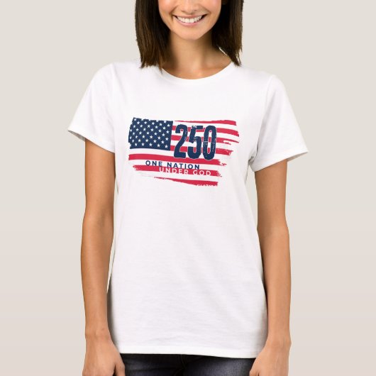  America 250 Years 1776 2026 250th Anniversary Tシャツ (正面)