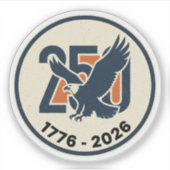 America 250 Years 1776 2026 Eagle シール (正面)