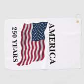 America 250 Years Flag ゴルフタオル (横)