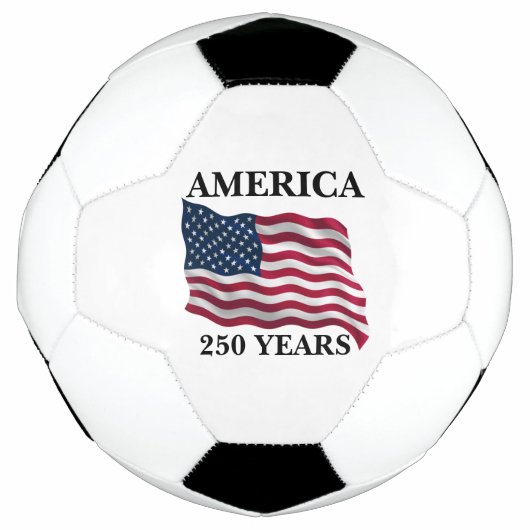 America 250 Years Flag サッカーボール (正面)