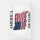 America 250 Years Flag 横断幕 (縦)